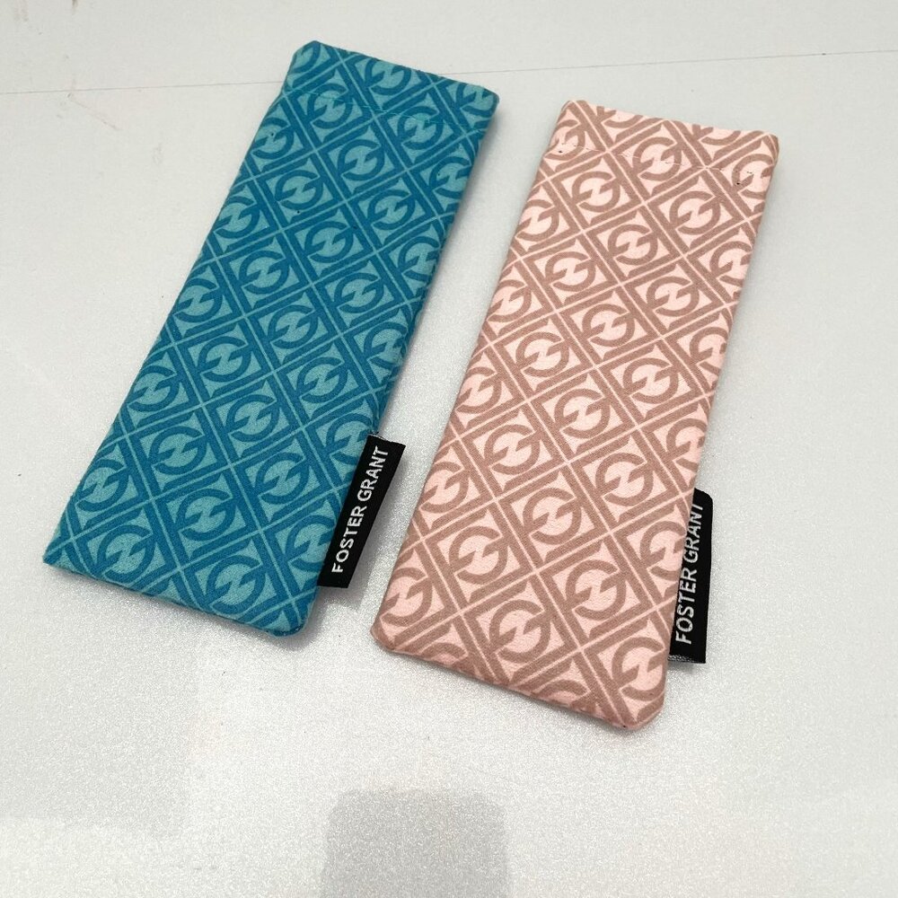 Foster Grant Eyeglass Pouch 2 pack